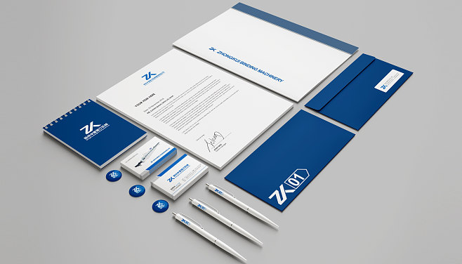 郑州中奎装订机械品牌策划与设计案例